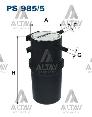 YAKIT FİLTRESİ (MAZOT) AMAROK 10=> 2.0 TDI CDBA-CNFA-CNFB-CDCA