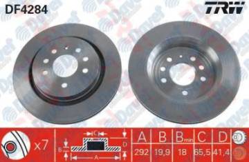 Fren Dıskı Arka 292Mm Opel Vectra C Gts 4.02> Sıgnum 03> Saab ####
