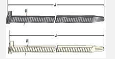 (4621570) KABLO BAĞI (CIRT KELEPÇE) 7.8 X 450 MM PK=100 AD (SİYAH)