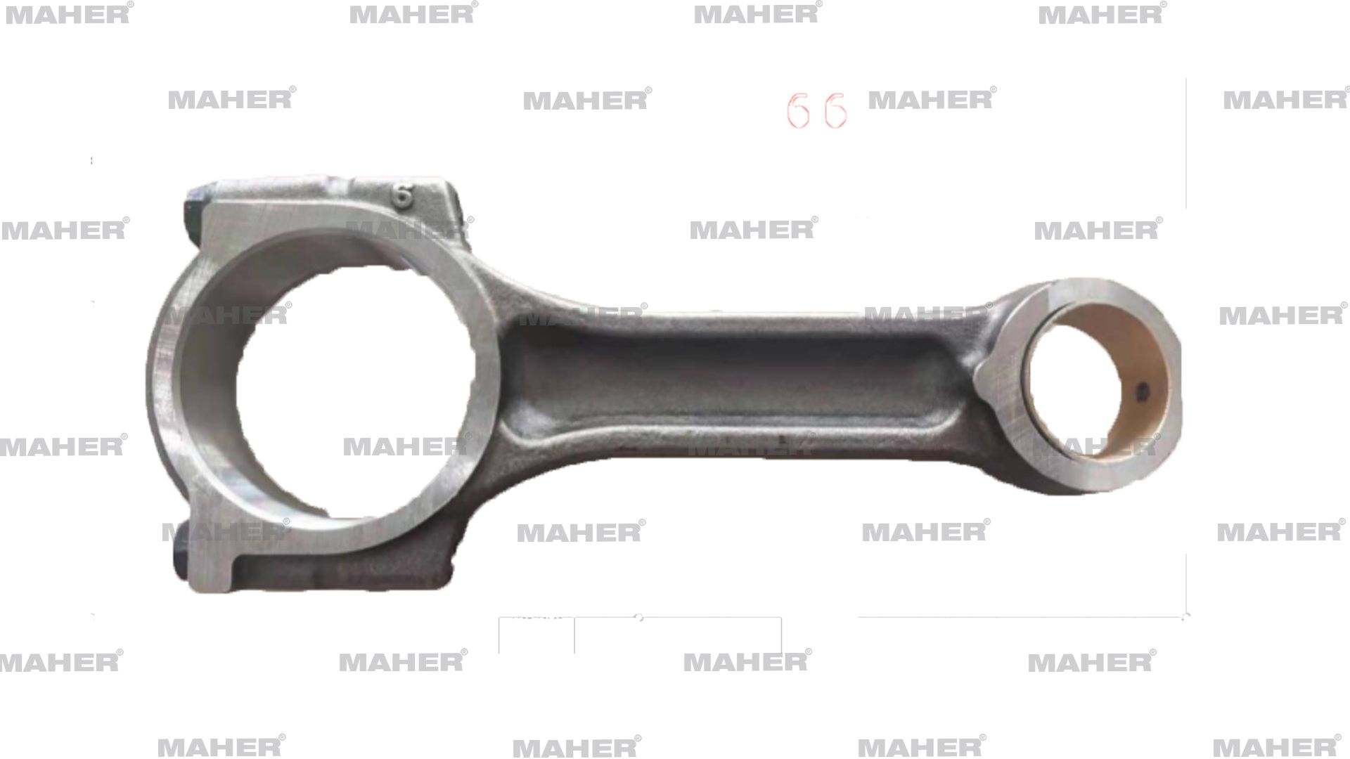 PİSTON KOLU MASTER TRAFIC LAGUNA KANGOO MEGANE CLIO / VIVARO / 80mm 1.9 - F9Q
