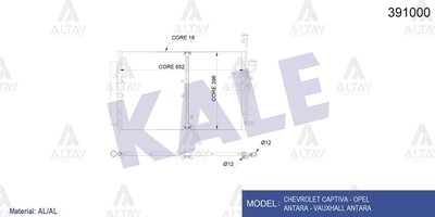 RADYATÖR KLİMA CAPTIVA 06-12 / ANTARA 06-12 2.0D