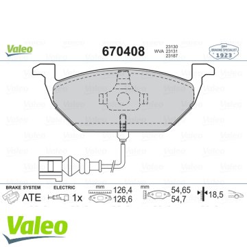 DISK FREN BALATA ON AUDI A2 1.4/1.6/1.4D 02/00-08/05 AUDI A3 1.2/1.4/1.6/1.8/2.0/1.6D/1.9D/2.0D 09/96> AUDI A3 CABRIO 1.2/1.4/1.6/1.8/2.0/1.6D/1.9D/2.0D 04/08> AUDI A3 QUATTRO 1.8/2.0/3.2/2.0D 07/03> AUDI A3 SPORTBACK 1.2/1.4/1.6/1.8/2.0/1.6D/1.9