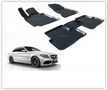 Paspas 3D X-Mat Havuzlu Mercedes W205 C Serisi 15=> (Siyah)