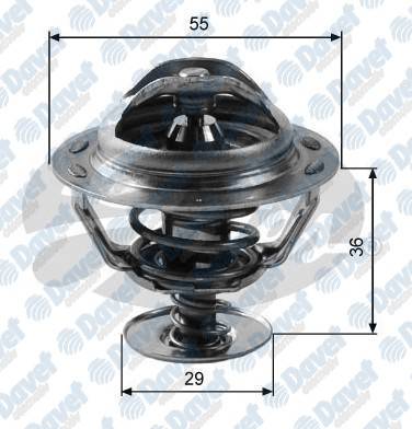 G8T TERMOSTAT (83°) PARTNER BERLINGO DUCATO SCUDO P206 P307 P406 1,9D 2,0 HDI LAGUNA ESPACE III