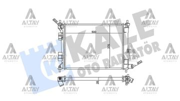 RADYATÖR SU I-20 15-18 BENZİNLİ 1.2 M-T
