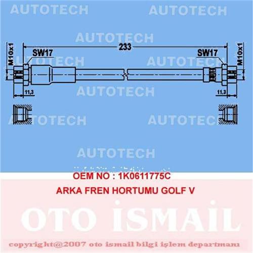 ARKA FREN HORTUMU POLO (81-94)