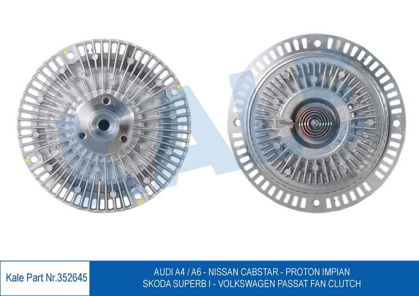 FAN TERMIK (VISCO) A4 A6 PASSAT 1,8 / 1,9 / 2,0