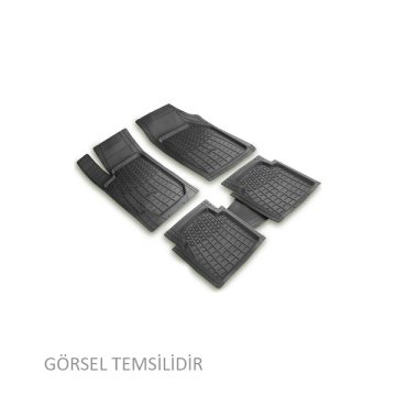 PERFLEX 3D X-MAT HAVUZLU PASPAS ÇEŞİTLERİ SİYAH BMW F01 7 SERİSİ 2003.2015 3D X-MAT 5 PCS