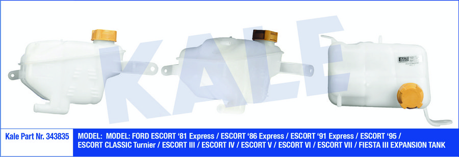 RADYATOR YEDEK SU DEPOSU ESCORT 1,6I 16V / 1,8TD 90>01 KAPAKLI