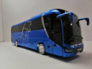 MAKET BOY:68-YÜKSEKLİK:21 CM (1:18 ÖLÇÜ) MAN LION'S COACH (MAVİ)