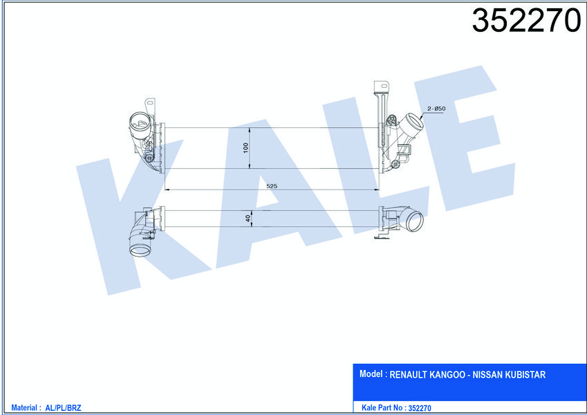 TURBO RADYATORU KANGOO 1,5DCI K9K 01>