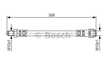 FREN HORTUMU ARKA MERCEDES W203 W210 W140 SPRINTER 901>905 96>06