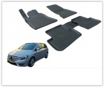 (x) PASPAS 3D X-MAT HAVUZLU MERCEDES W246 B SERİSİ 12=> (SİYAH)
