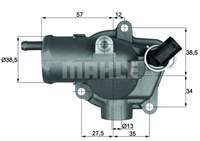 TERMOSTAT 92°C METAL GOVDELI MUSURLU (MB: E200CDI 220CDI 270CDI -02)