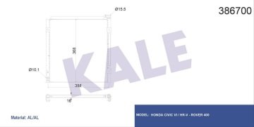 KLIMA RADYATORU HONDA CIVIC 1996 2001 HRV 1996 2000 ROVER 400