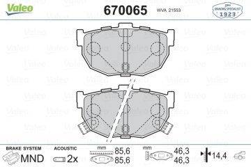 ARKA BALATA HYUNDAI ELENTRA II-III KIA CERATO 1.5 CRDİ NISSAN MAXIMA III ( 583022FA10-5830228A00 )