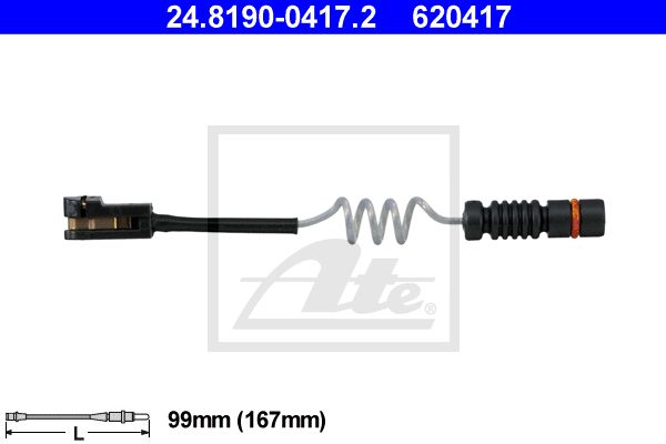 Ön/Arka Balata Fişi (İkaz Kablosu) Lt28 Lt35 Lt46 (96-06) Sprınter (97-06) W463 W638 (185Mm) 2D0919351