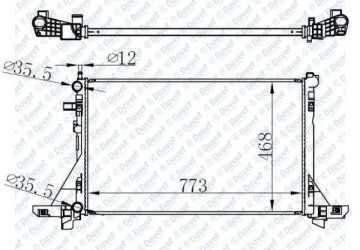 Motor Radyatoru Master Iıı 2,3Dcı (Aynı Taraf) (773×468×22)