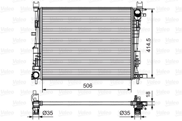 Radyatör Clıo Iv 11/12=> Dacıa Dokker-Logan Iı-Lodgy 0.9-1.2-1.5Dci