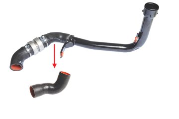 TURBO INTERCOLLER HORTUMU (ORTA KUCUK) BOXER III JUMPER III 2,2HDI E5 12> DUCATO III 2,3JTD 12>