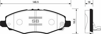 (x) ÖN BALATA HI-LUX PICKUP 2.5D-4D 01=> HI-LUX PICKUP 2.5 07=> (GDB3427)