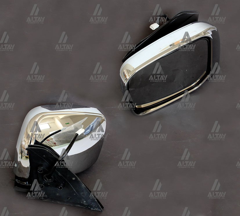 AYNA DIŞ DİKİZ L-200 02-05 ELEKTRİKLİ KROM 3 FİŞLİ SOL