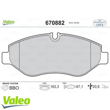 Fren Balatası On Vıto W639 07> Vıto W447 14> Crafter 06> Sprınter 06>