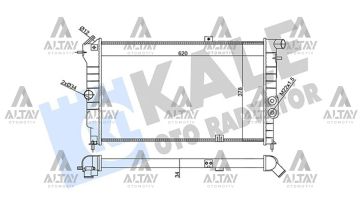 RADYATÖR SU VECTRA A    88-95 / 1.6-1.8-2.0 A-T MEKANİK