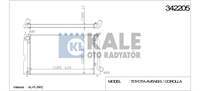 SU RADYATORU TOYOTA AVENSIS / COROLLA / VERSO 2.0 D-4D 92-08 AL/PL/BRZ MANUEL