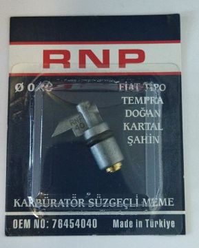 KARBÜRATÖR EĞRİ PÜSKÜRTME MEMESİ SÜZGEÇLİ TİPO-DKŞ-TEMPRA-131-SLX