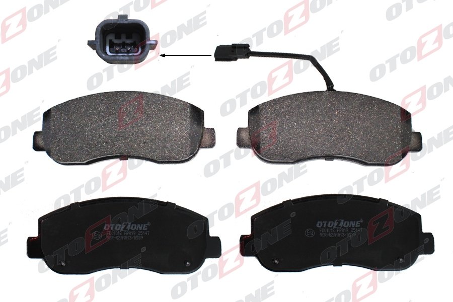 ÖN BALATA MASTER III 2.3DCİ (2.10=>13=> MOVANO 2.3CDTİ (5.10=>14=> NISSAN NV400 2.3CDİ 11=> (410604386R-4106000Q0L)
