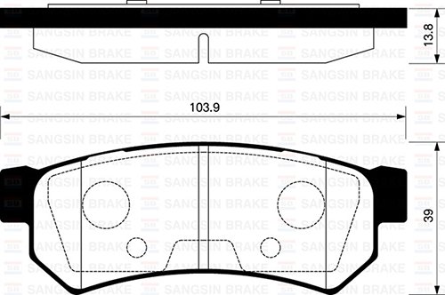 ARKA BALATA LACETTI 1.4 16V-1.6-1.8 03=> NUBIRA SEDAN-KOMBI 1.4-1.6-1.8 05=> (GDB4178)