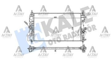RADYATÖR SU CRUZE / ASTRA J / ZAFİRA M.T B16DTH-A20DTR