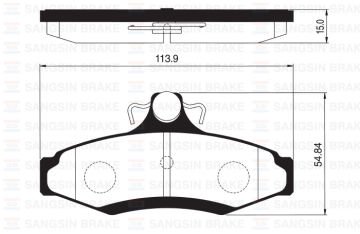 ARKA BALATA CHEVROLET-DAEWOO NUBIRA 2.0 CDX 97=> LEGANZA 2.0-2.2 99=> (GDB3172)