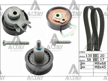 TRİGER SETİ POLO / GOLF4 / BORA / A3 / CORDOBA / IBIZA 01-12 AHW-BBY-BKY-BCB-CGGB-AUA-BBZ 1.4 16V-1.6 16V (3 BİLYALI) (036109243AG=60*8*19)rn