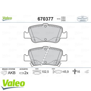 Arka Fren Balatası Aurıs 07> Corolla 1,4 D 4D 1,6 16V 06>