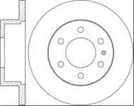 FREN DISKI ARKA (KOD: -B25) MERCEDES SPRINTER 907 910 18>