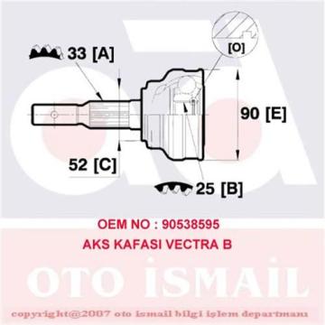 AKS KAFASI OPEL ASTRA G ZAFIRA VECTRA B   ####