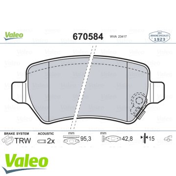 Arka Fren Balatası Astra G 1,2I / 1,6I / 1,8I 16V 1,7Dtı / Astra H 1,6 / 1,7Cdtı 04>