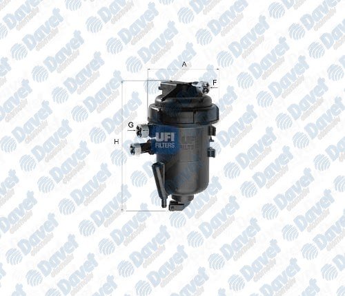 YAKIT FİLTRESİ ASTRA H 1.3CDTI-1.9CDTI-1.9CDTI 16V-VECTRA C-SIGNUM 1.9CDTI 04=> (675512520) (OE)