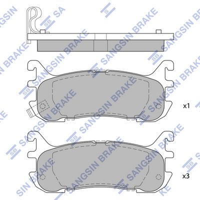 BALATA ARKA DİSK MAZDA 323 LANTIS (95-98) MX-5 (98-02) (GDB3129)