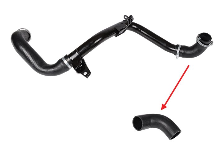 TURBO HORTUMU KÜÇÜK FOCUS CMAX (03-04) (METAL BORU HARİÇ) VOLVO S40 1.6D C30 V50