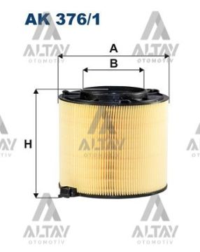 HAVA FİLTRESİ A4 / A5 / Q5 15=> 1.4 TFSI-2.0 TFSI CVNA-CYRC-CYMC-CYRB-DDWA (SİLİNDİR TİP)
