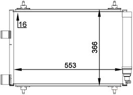 Klima Kondenseri 307 1.6Hdı 01=> (518X368X16)
