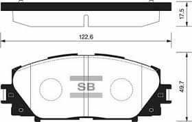 (X) Ön Balata Toyota Yarıs 1.0 Vvt-I 06=> Abs'Siz (Gdb3459)
