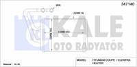 KALORIFER RADYATORU ELANTRA 2001 2006 (210×155×26)