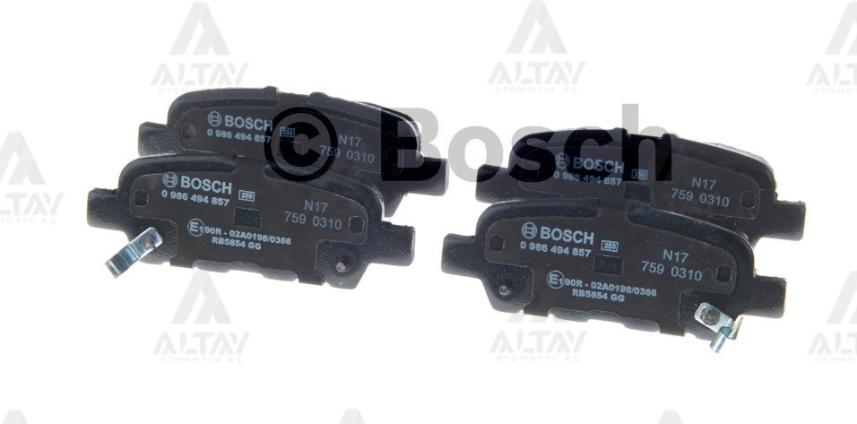 FREN BALATA X-TRAIL 01=> / QASHQAI 07-13 / VITARA 06-13 / RENAULT KOLEOS / JUKE 08-17 DİSK ARKA
