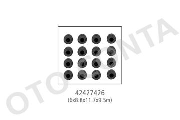 SUBAP LASTİĞİ VİTON (16 AD) (6x8.8x12.2x9.7mm) CLIO II-III 1.2 16V-1.5DCI-KNG 1.5 DCI-P106-P206-P307