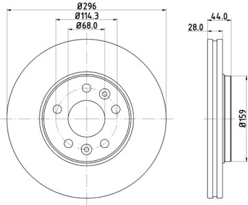Fren Dıskı On Trafıc Iıı 14> Np300 11> Havalı 296Mm