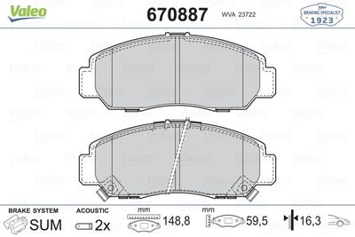 On Fren Balatası Honda Cıvıc 1,4-1,6-1,8 Hb-Sedan 2006-2012 - Honda Frv 2006 ->